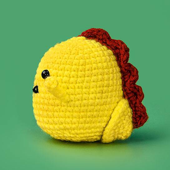 Dinosaur Owen crochet kit for beginners adults - ICrochetIt