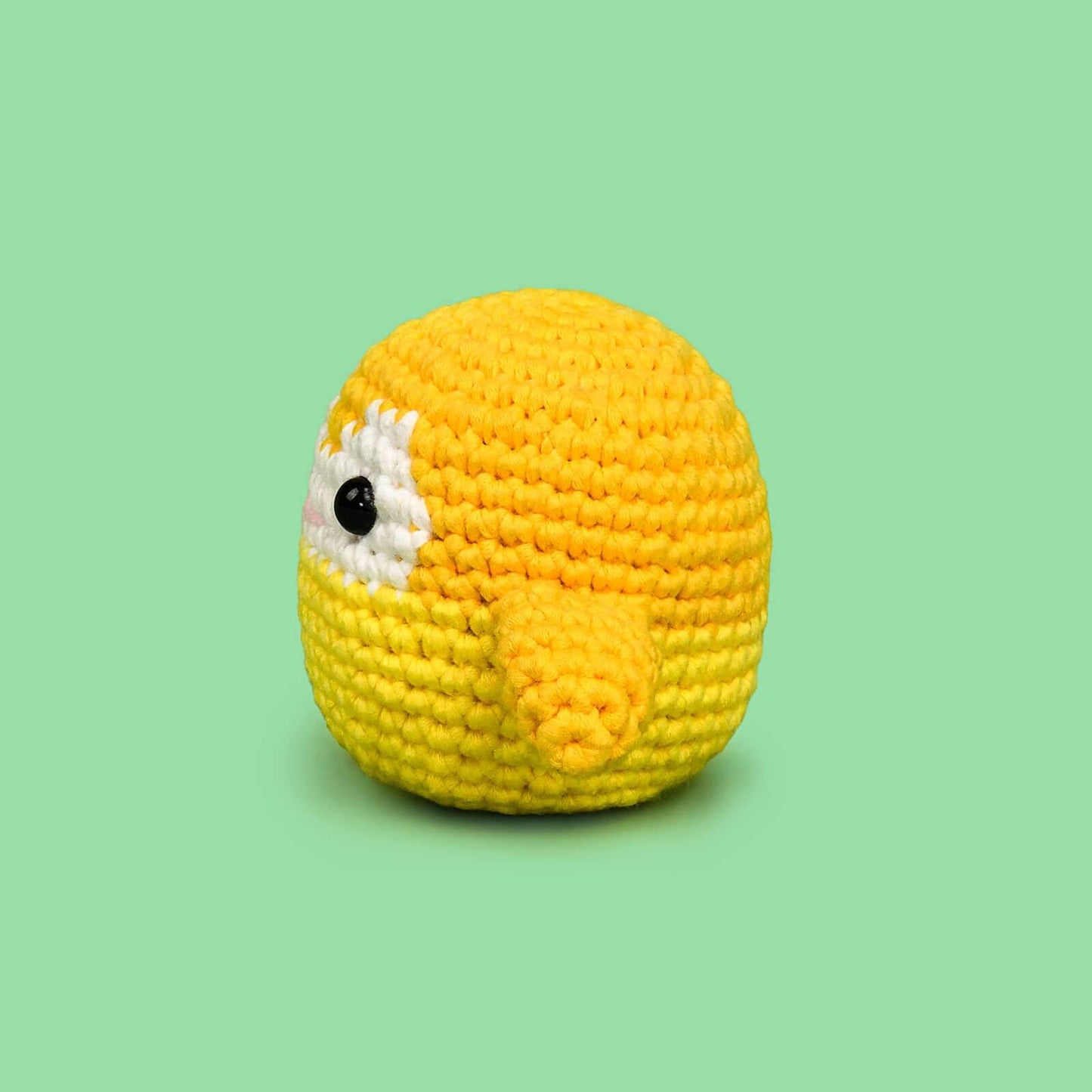 Amberly's Yellow Penguin | Crochet Kit For Advanced - ICrochetIt