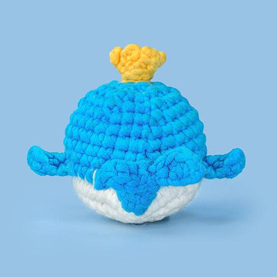 Blue Whale Bobi crochet | kit for beginners - ICrochetIt
