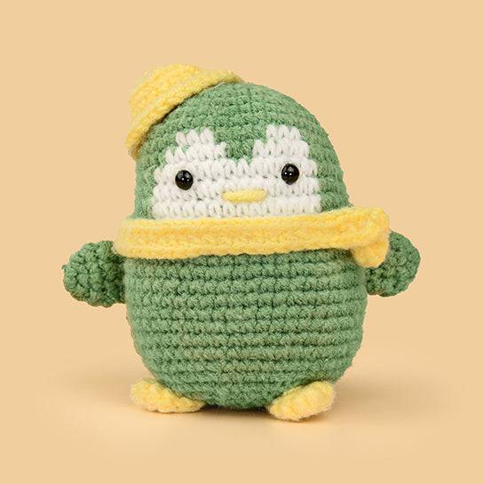 Penguin Lucky Crochet Kit for beginners kids - ICrochetIt