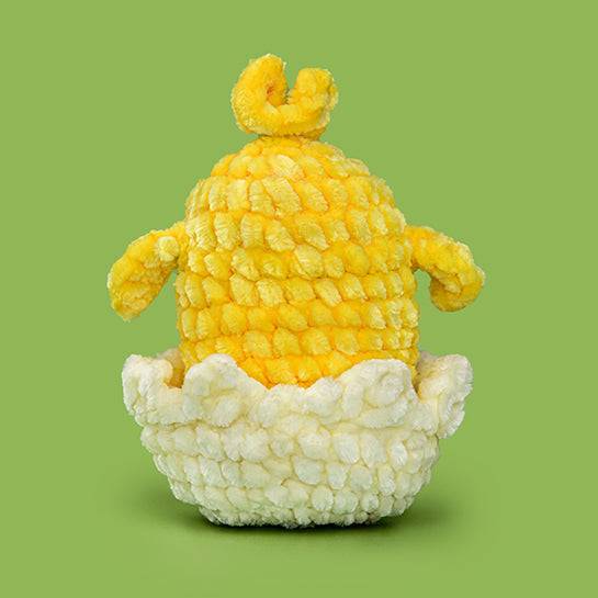 Eggshell chick gugu kids crochet kit for beginners - ICrochetIt