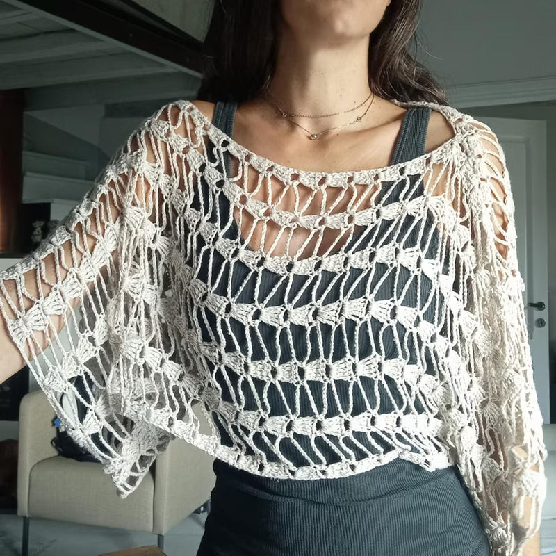 Free Flaminia Top Crochet Patterns Free Flaminia Top Crochet Patterns - finished product cover photo