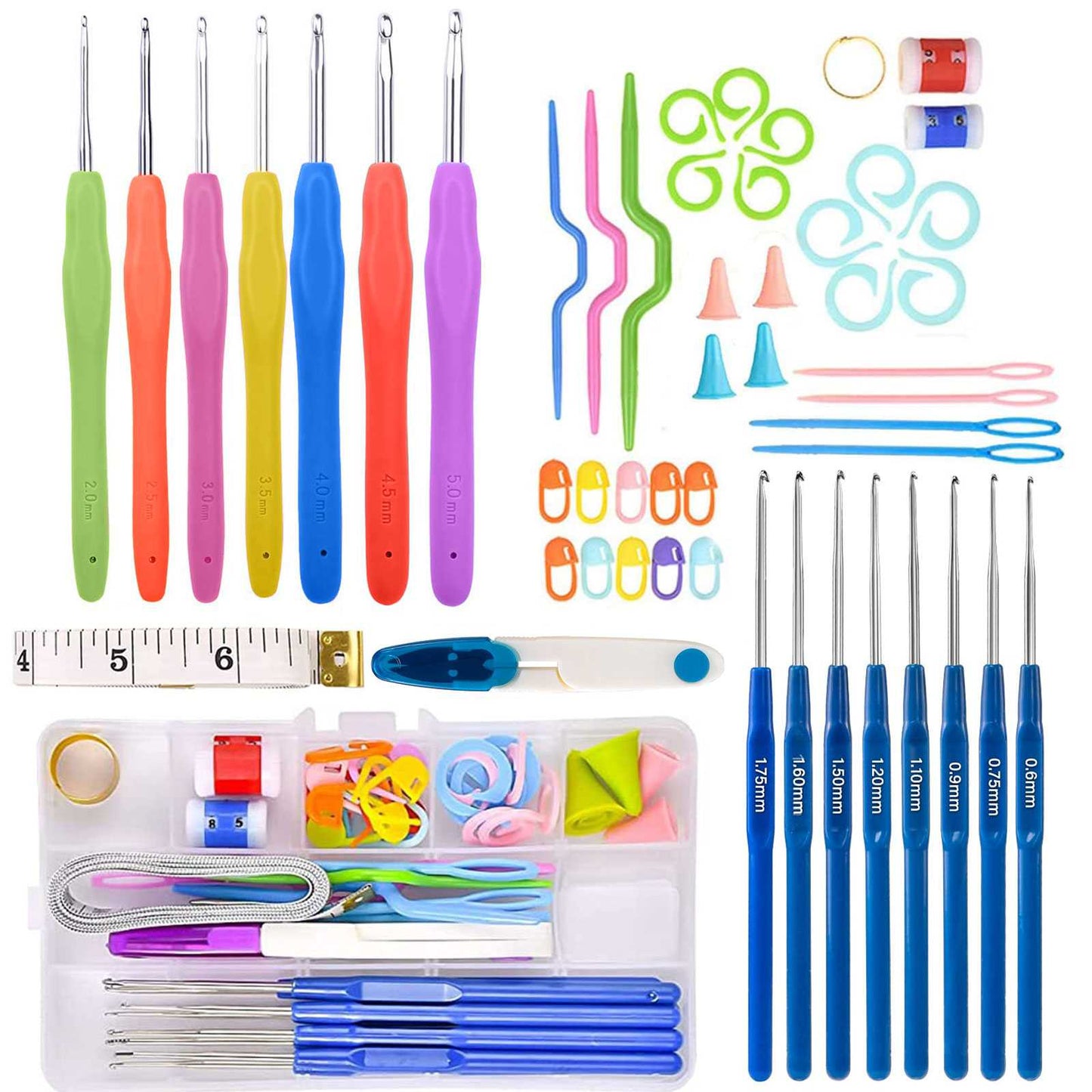 Multi-functional Crochet Hook Set | Complete Sizes and Accessories - ICrochetIt