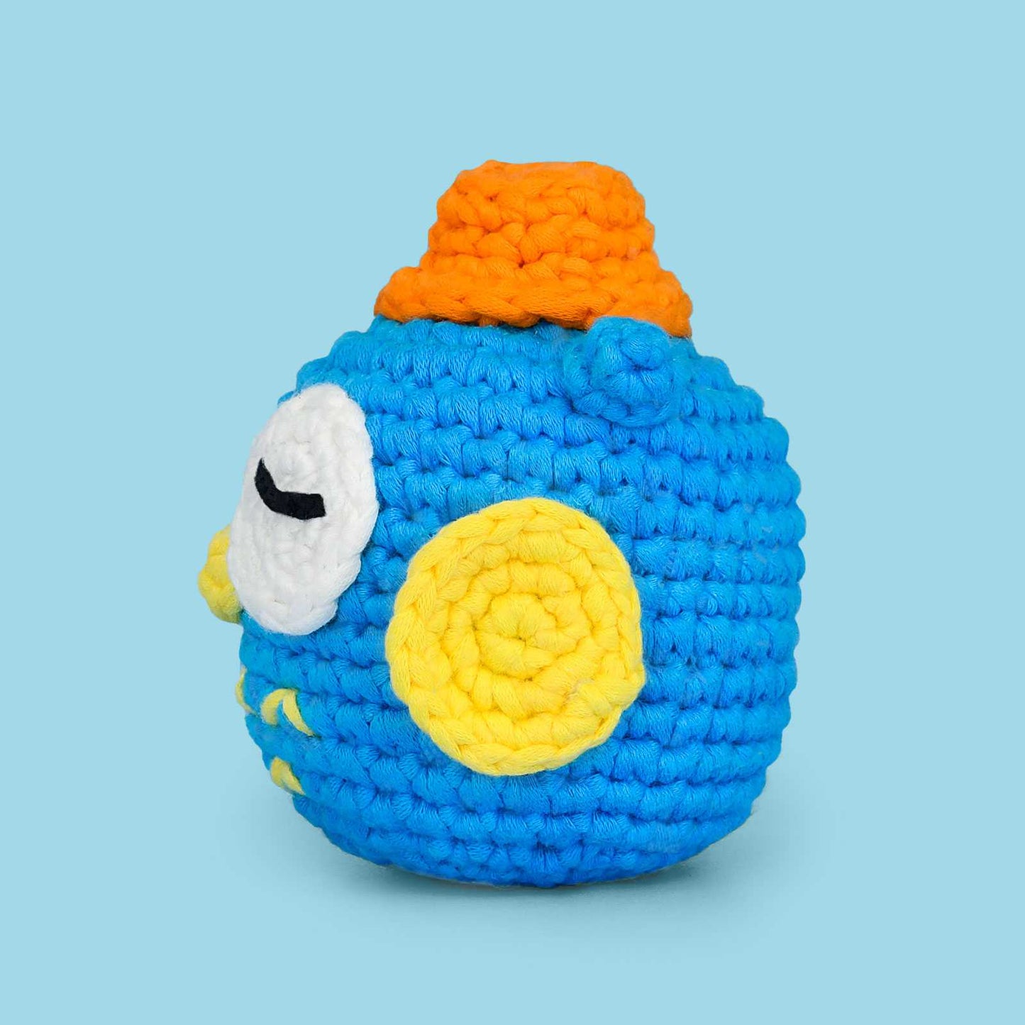 Adorable Crochet Owl - Skyler the Blue Owl - ICrochetIt