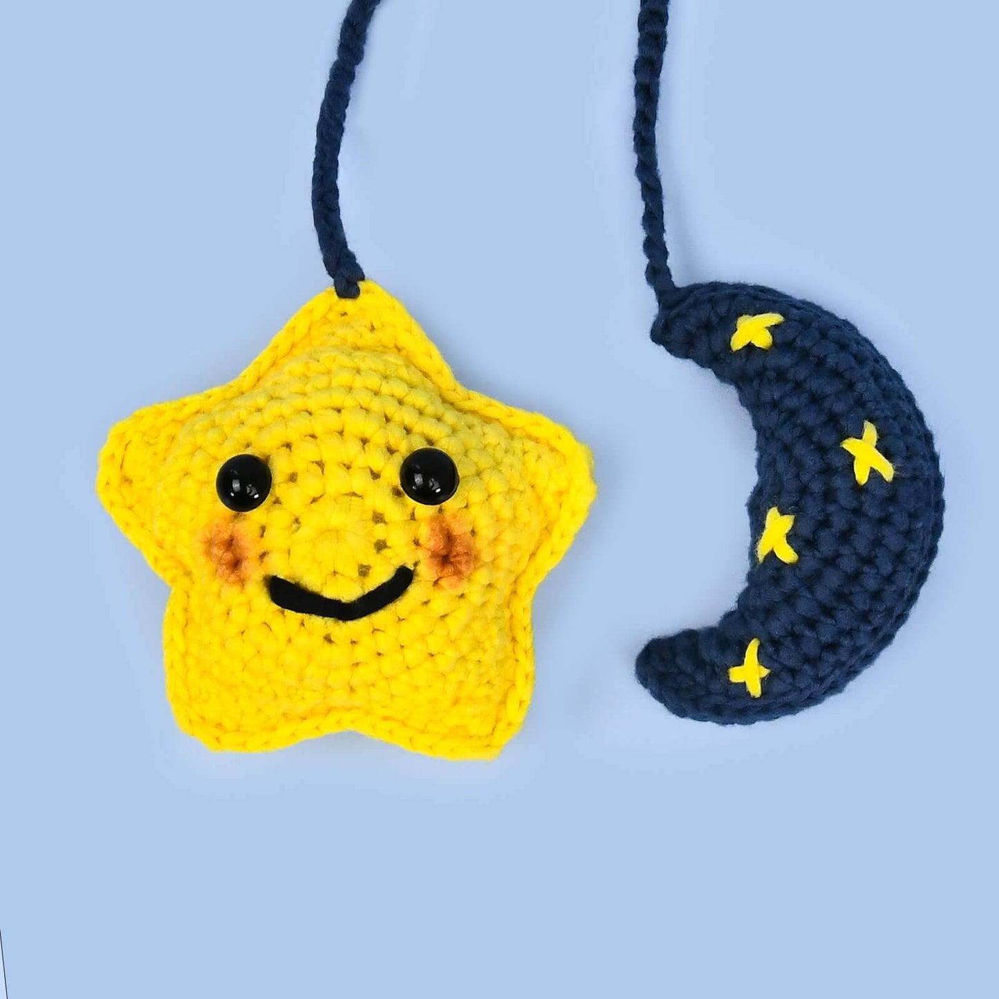 Star and Moon Bundle Beginner Crochetit Kit - ICrochetIt