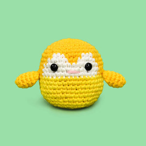 Amberly's Yellow Penguin | Crochet Kit For Advanced
