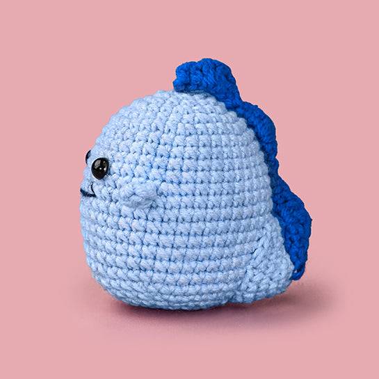 Dinosaur Ewen crochet kit for beginners adults - ICrochetIt