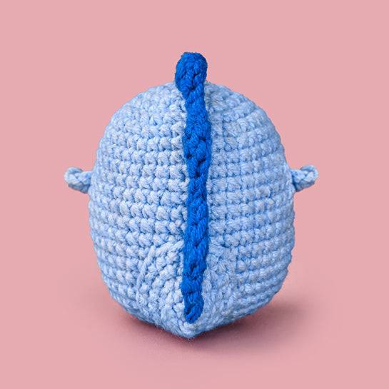 Dinosaur Ewen crochet kit for beginners adults - ICrochetIt