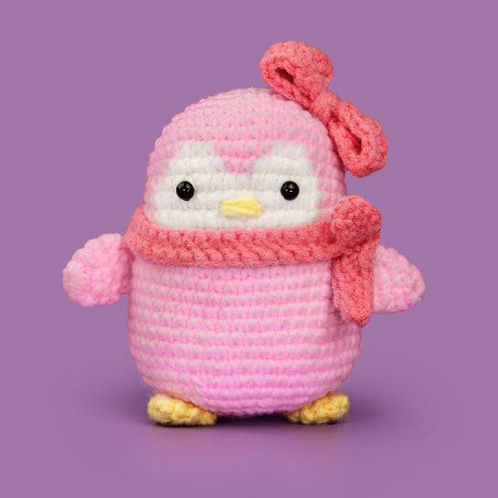 Penguin QiQi Crochet Kit  for beginners kids