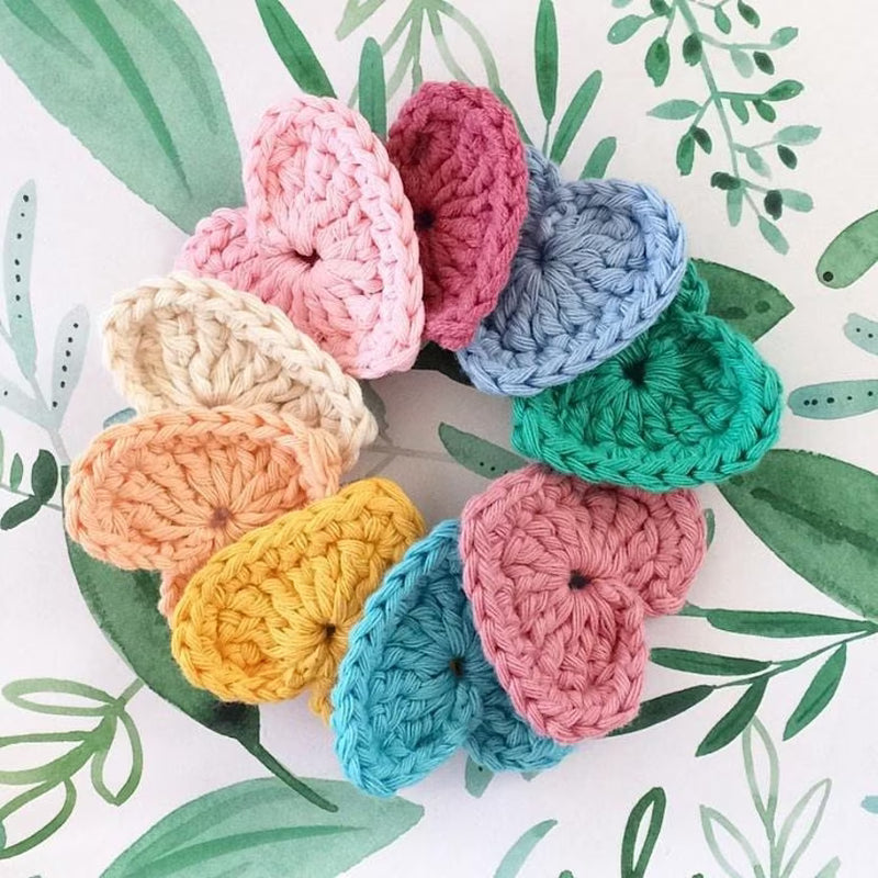 Free Crochet Hearts Crochet Patterns - finished product cover photo