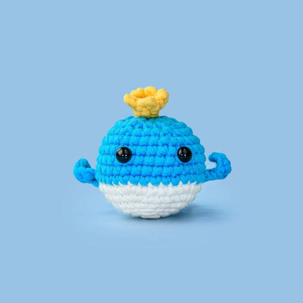 Blue Whale Bobi crochet | kit for beginners