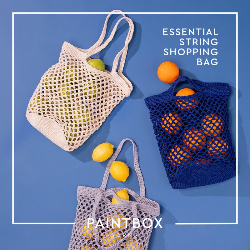 Free Essential String Shopping Bag Crochet Patterns - finished product cover photo