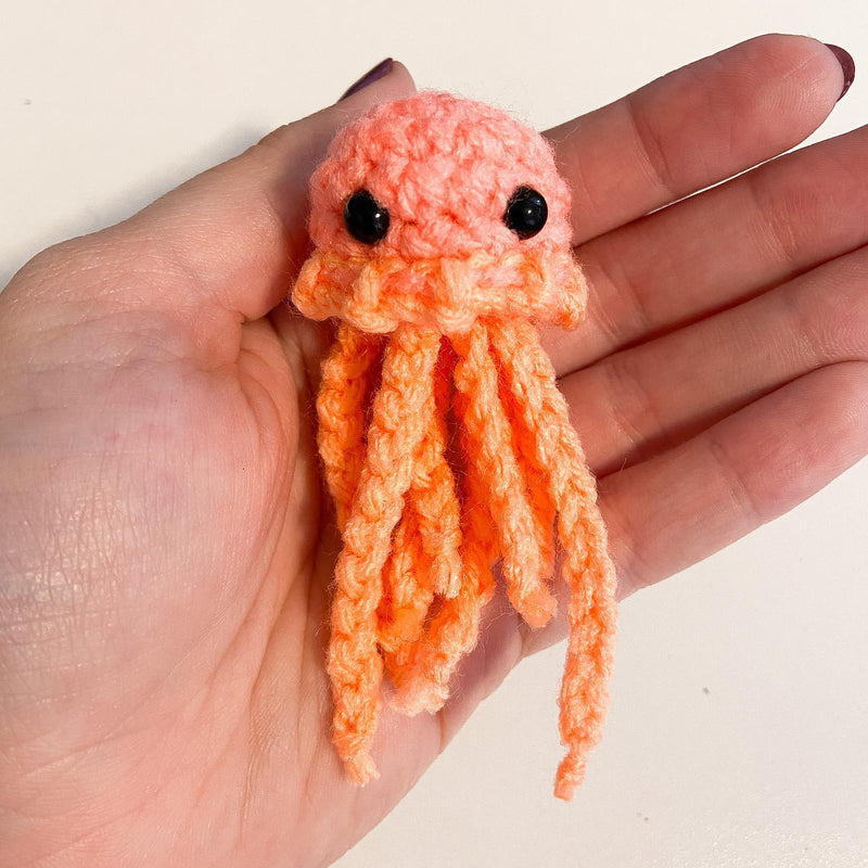 Free Jellyfish Babies Crochet Patterns - finished product cover photo