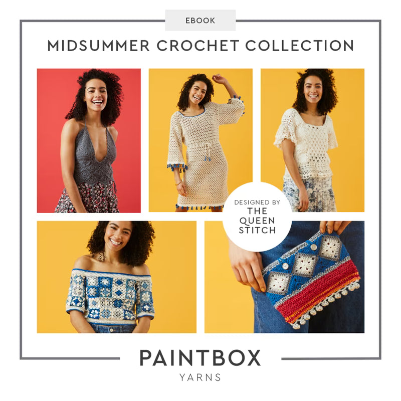 Free Midsummer Crochet Patterns - finished product cover photo