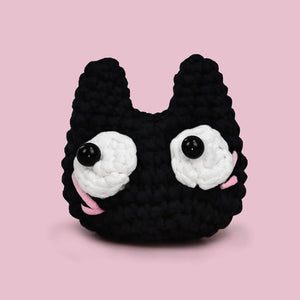 Beginner Black Cat Coalball Crochet Kit