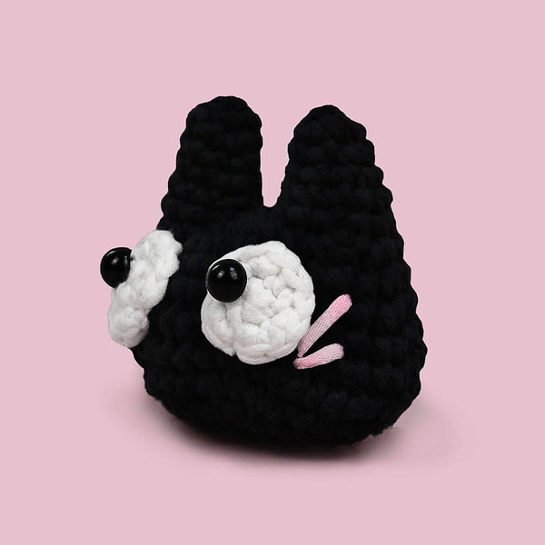 Beginner Black Cat Coalball Crochet Kit