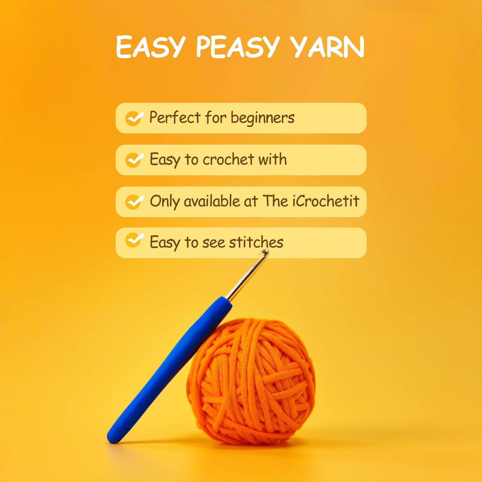 Easter Joy Huddles Bunny Crochet Kit - ICrochetIt