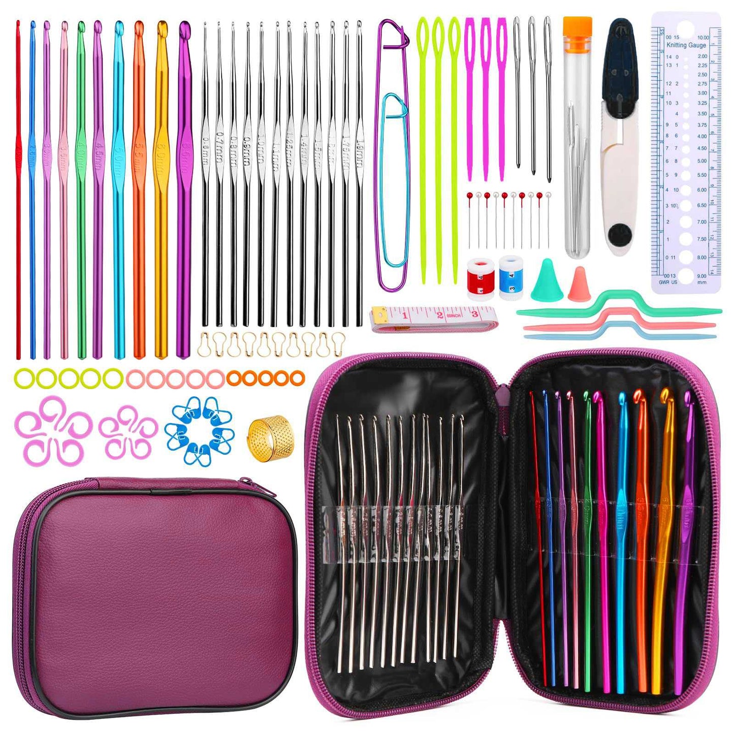 Multi-functional Crochet Hook Set | Complete Sizes and Accessories - ICrochetIt