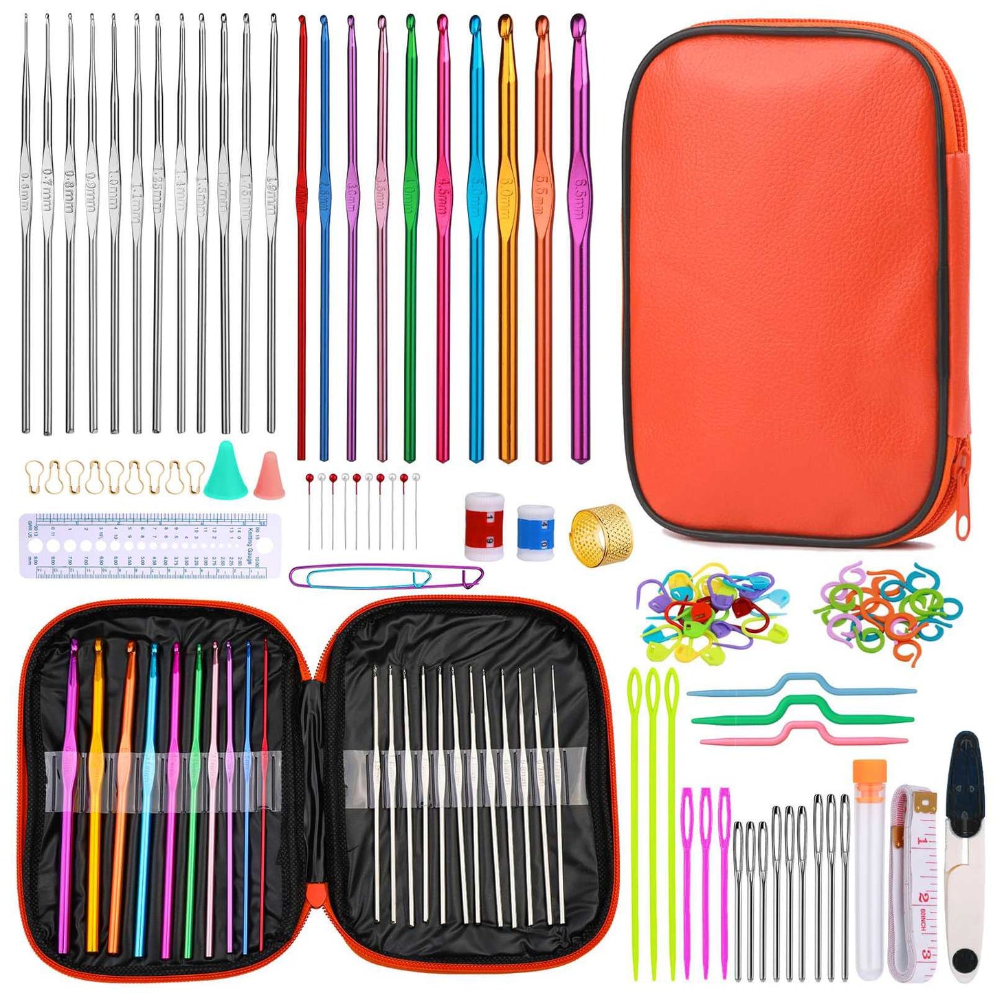 Multi-functional Crochet Hook Set | Complete Sizes and Accessories - ICrochetIt