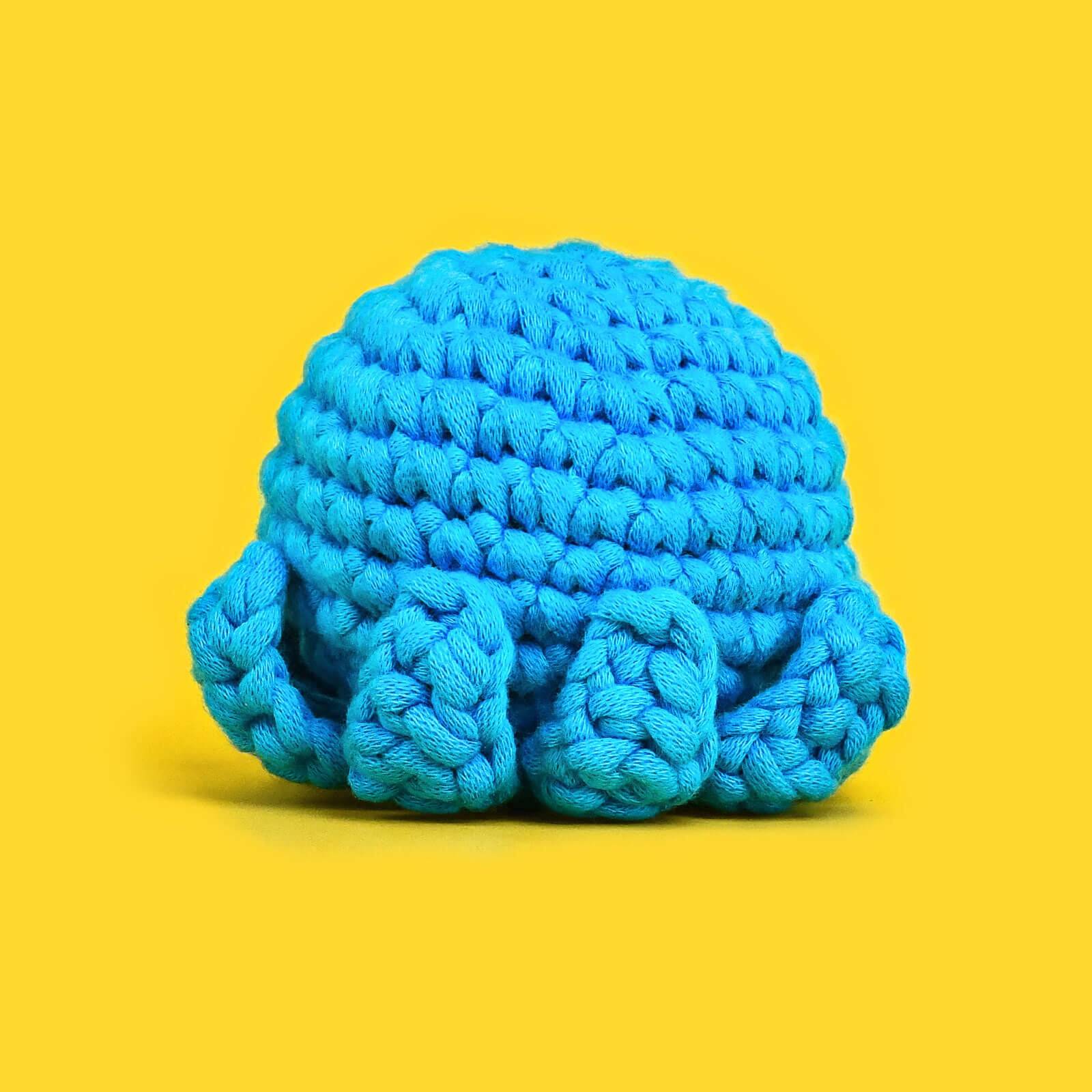 Waka Blue Octopus | Crochet Kit for Beginners - ICrochetIt